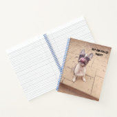 Carnet du journal de chiot Bulldog français mignon (Intérieur)
