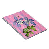 Carnet du journal de fleurs de colonnes de style v (Côté Droit)