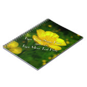 Carnet du journal de fleurs personnalisé Carnet Bu (Côté gauche)