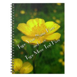 Carnet du journal de fleurs personnalisé Carnet Bu