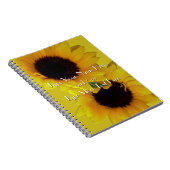 Carnet du journal de fleurs sur mesure du Carnet d (Côté Droit)