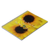 Carnet du journal de fleurs sur mesure du Carnet d (Côté gauche)