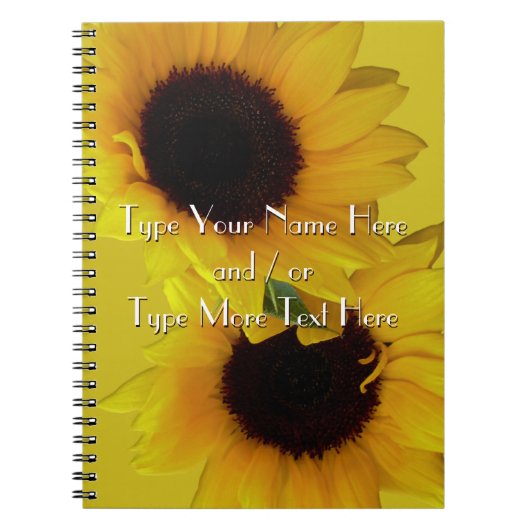 Carnet du journal de fleurs sur mesure du Carnet d (Devant)