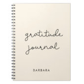 Carnet du journal de gratitude très simple (Devant)