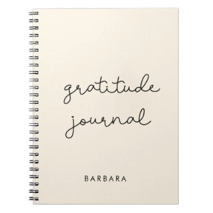 Carnet du journal de gratitude très simple