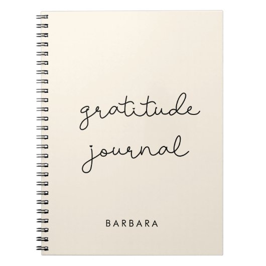 Carnet du journal de gratitude très simple (Devant)