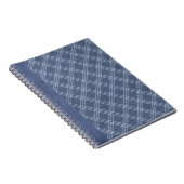 Carnet du Journal de la Marine Blue Diamond Plaid  (Côté Droit)