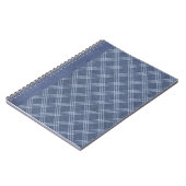 Carnet du Journal de la Marine Blue Diamond Plaid  (Côté gauche)