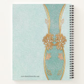 Carnet du journal de la monnaie d'or personnalisé (Dos)