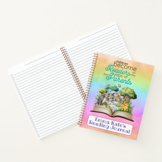 Carnet du Journal de lecture pour enfants (Intérieur)