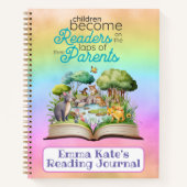 Carnet du Journal de lecture pour enfants (Devant)