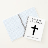 Carnet du Journal de prière de la Bible chrétienne (Intérieur)