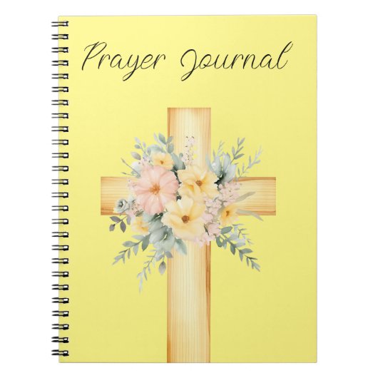 Carnet du journal de prière jaune (Devant)