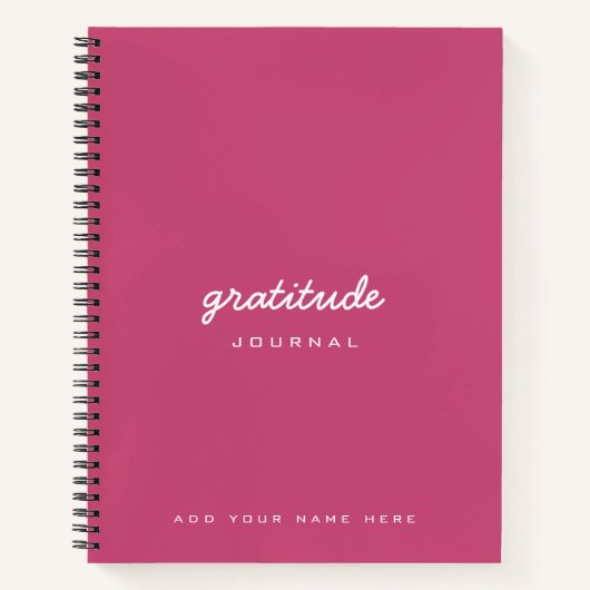 carnet du journal de reconnaissance rose rose pous (Devant)