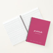 carnet du journal de reconnaissance rose rose pous (Intérieur)