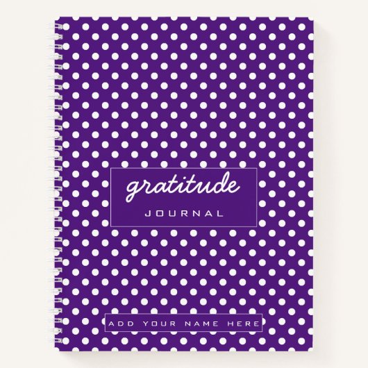 Carnet du journal de reconnaissance violet (Devant)