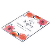 Carnet du Journal des spirales florales de la mari (Côté gauche)