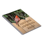 Carnet du Journal du Cardinal (Oiseau rouge) (Côté Droit)