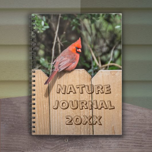 Carnet du Journal du Cardinal (Oiseau rouge)