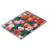 Carnet du Journal du jardin des tulipes printanièr (Côté gauche)