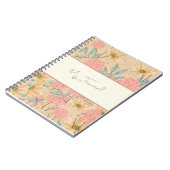 Carnet du journal floral (Côté gauche)