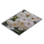 Carnet du Journal Floral des Roses Blanches (Côté gauche)