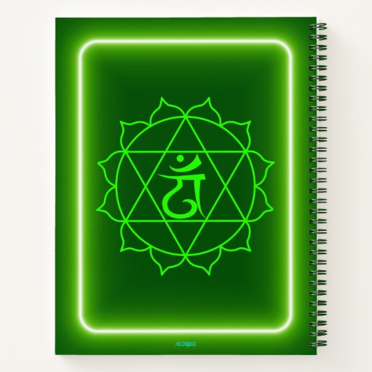 Carnet du journal Heart Chakra (Dos)