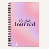 Carnet du journal quotidien (Recto)