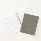 Carnet du journal spiral esthétique (Intérieur)