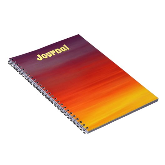 Carnet du journal Sunset Ombre (Côté Droit)