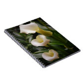 Carnet du journal White Calla Lily Garden (Côté Droit)