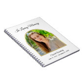 Carnet du livre d'or commémoratif moderne ou funér (Côté Droit)