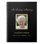 Carnet du livre d'or commémoratif ou funéraire (Devant)