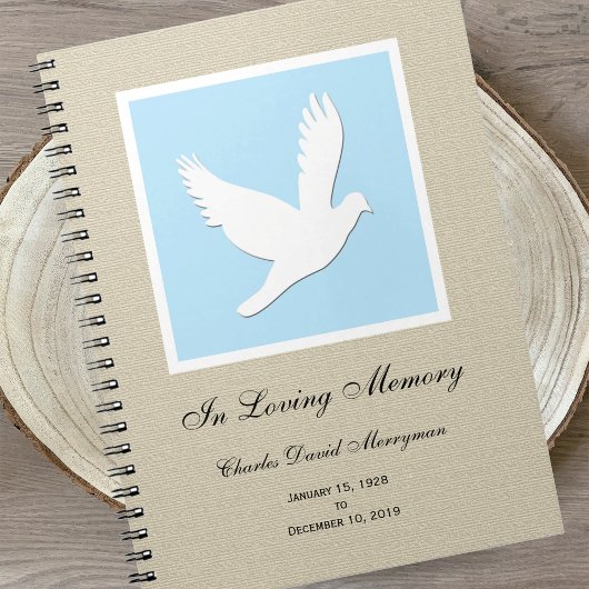 Carnet du livre d'or commémoratif ou funéraire - D