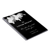 Carnet du livre d'or commémoratif ou funéraire Flo (Côté Droit)