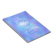 Carnet du logo Faux Iridescente Foil (Côté Droit)