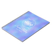 Carnet du logo Faux Iridescente Foil (Côté gauche)