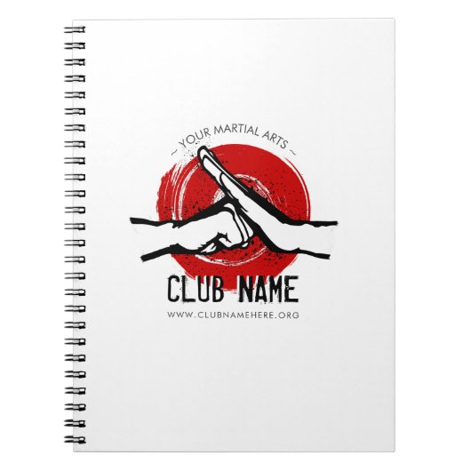 Carnet du Martial Arts Club (Devant)
