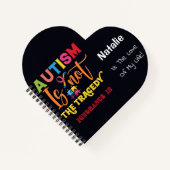 Carnet du mois d'acceptation de l'autisme personna (Devant)