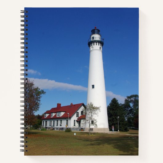 Carnet du phare de Wind Point (Devant)