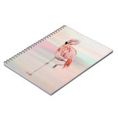 Carnet du Pink Flamant rose Bird Art Journal (Côté gauche)