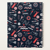 Carnet du planificateur de thème de couture person (Dos)