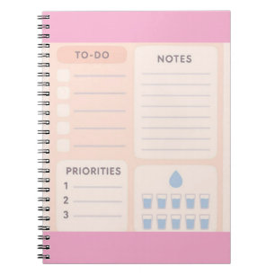 Carnet du planificateur quotidien Pastel Aesthétiq