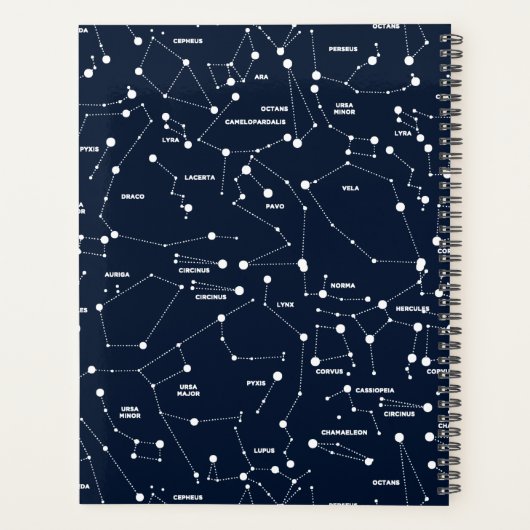 Carnet du planificateur Star Constellations (Dos)
