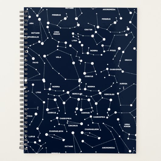 Carnet du planificateur Star Constellations (Devant)
