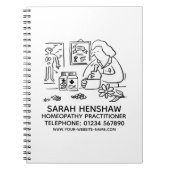 Carnet du praticien de l'homéopathie homéopathique (Devant)