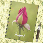 Carnet du Red Rose Bud Art Journal
