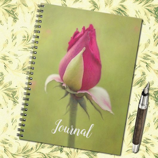 Carnet du Red Rose Bud Art Journal