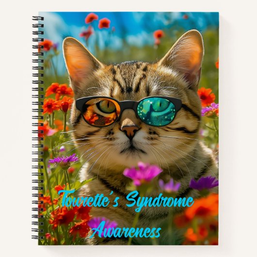 Carnet du syndrome d'Amoureux des chats Tourette (Devant)