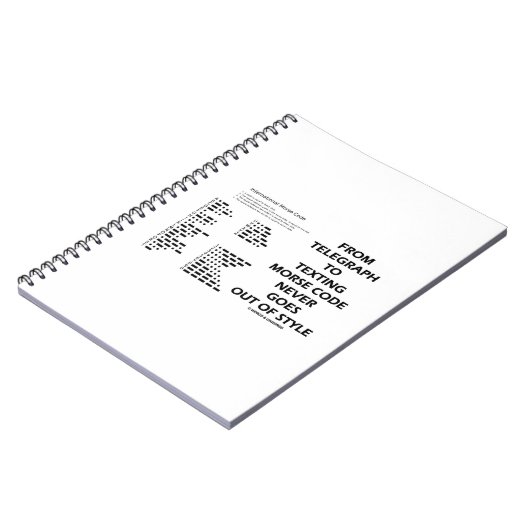 Carnet Du Telegraph Au Texte Du Code Morse Jamais Style (Côté gauche)